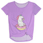 Unicorn Name Purple Knot Top - Wimziy&Co.