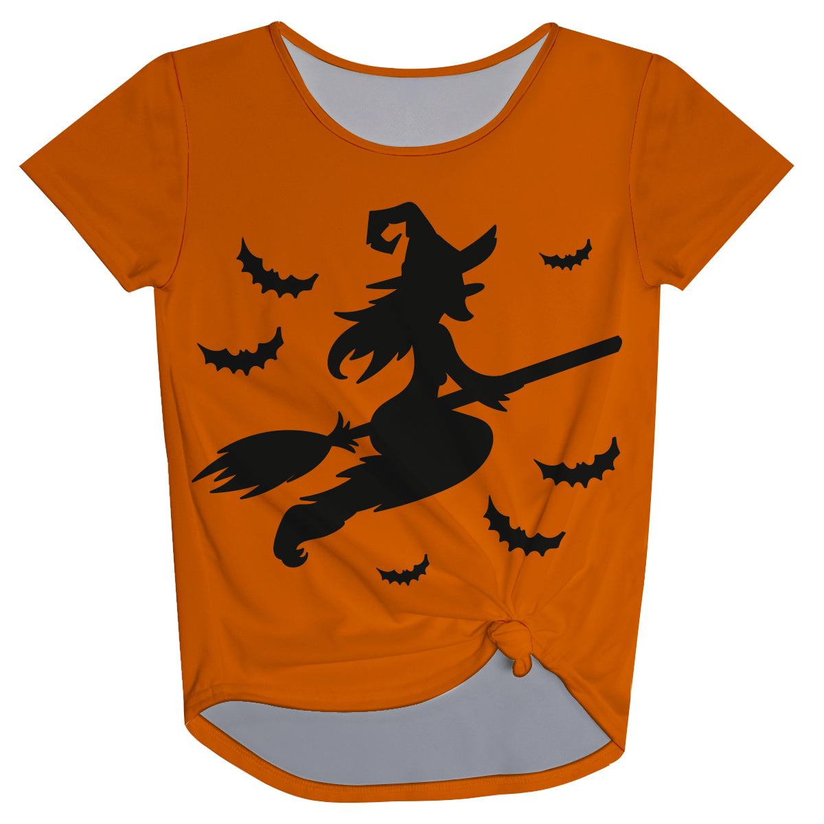 Witch Orange Knot Top