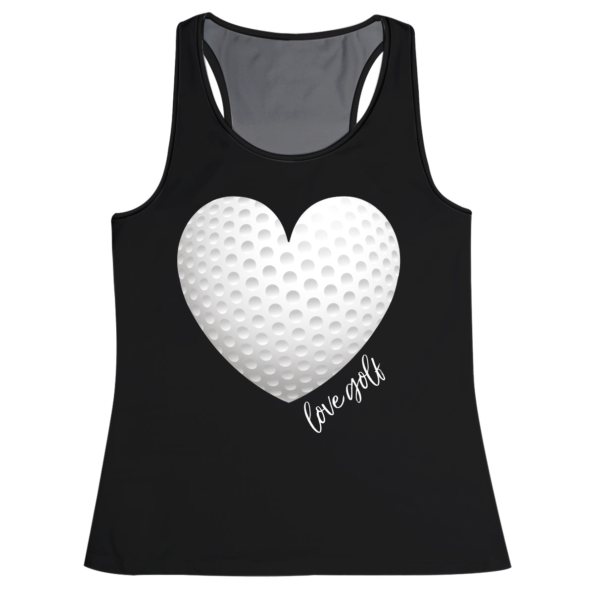 Love Golf Black Tank Top - Wimziy&Co.