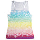 Rainbow Color Stripes Tank Top
