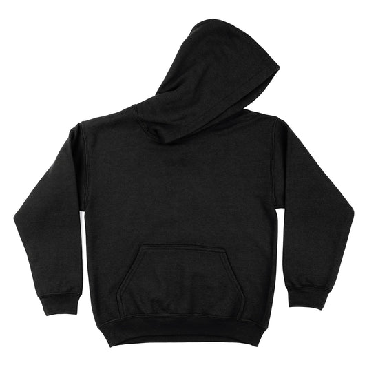 Personalized Last Name and Number Black Fleece Long Sleeve Hoodie