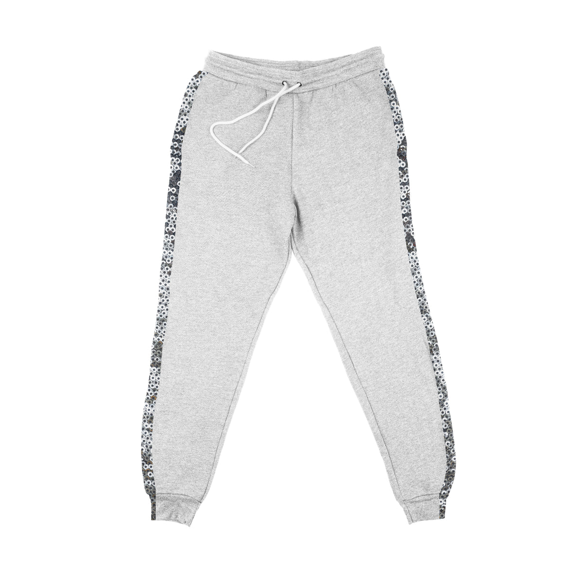 Sequin Stripe Gray Jogger