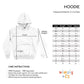 Fox Orange and White Fleece Long Sleeve Hoodie - Wimziy&Co.