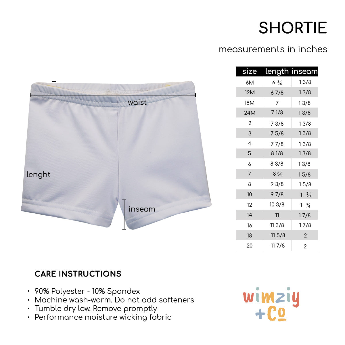 Black dance shorts with name - Wimziy&Co.