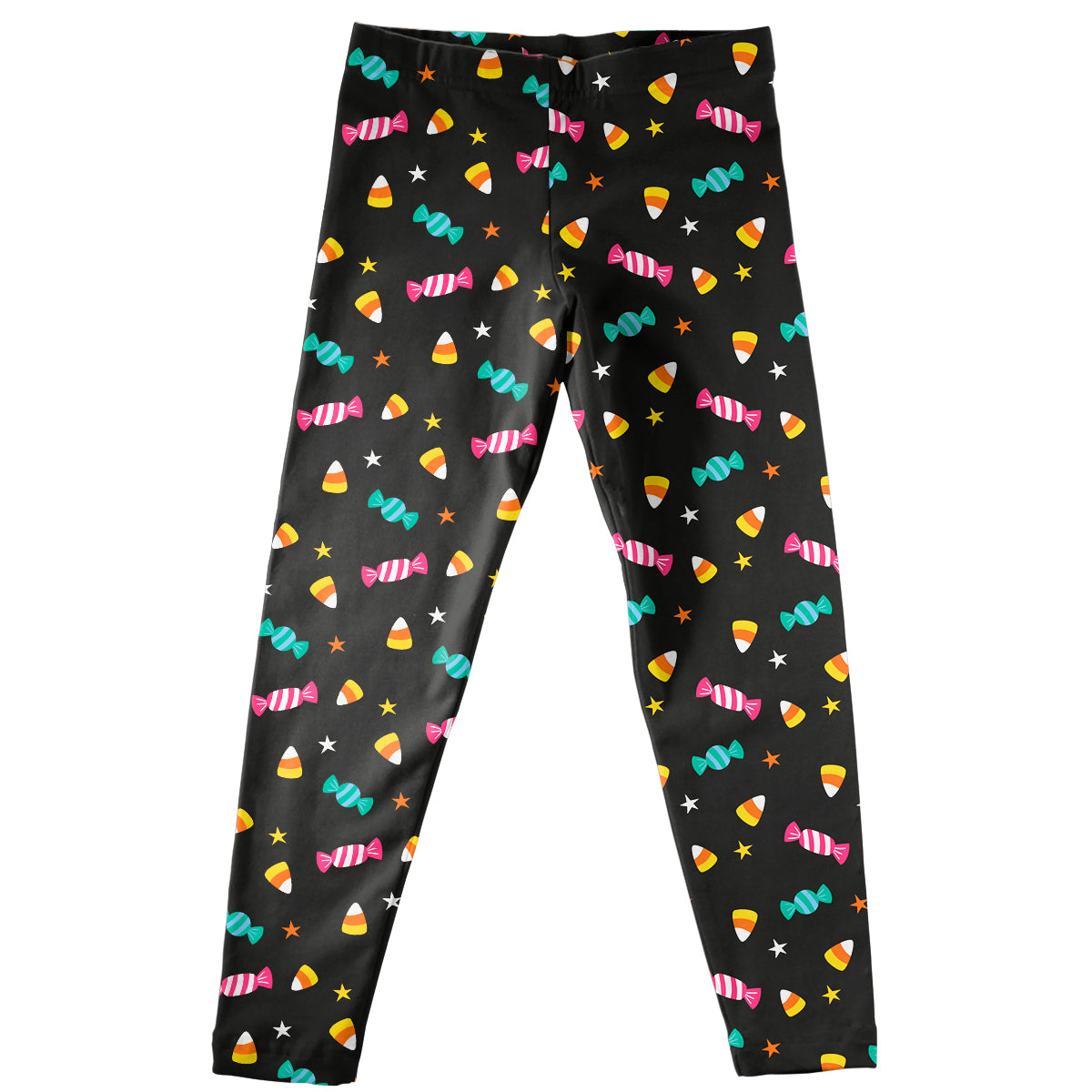 Girls black halloween elements leggings - Wimziy&Co.