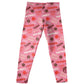 Girls pink football leggings with monogram - Wimziy&Co.