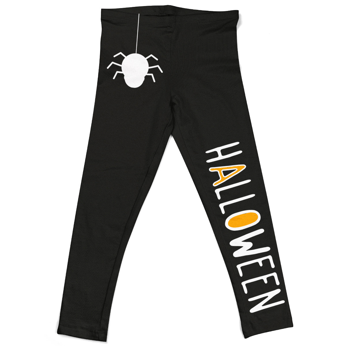 Girls black and white spider leggings - Wimziy&Co.