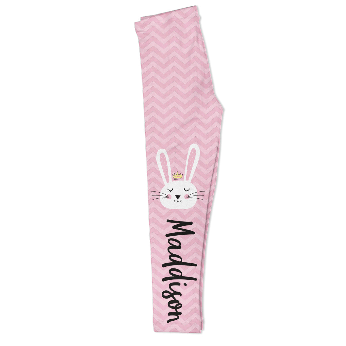 Bunny Name Pink Leggings - Wimziy&Co.