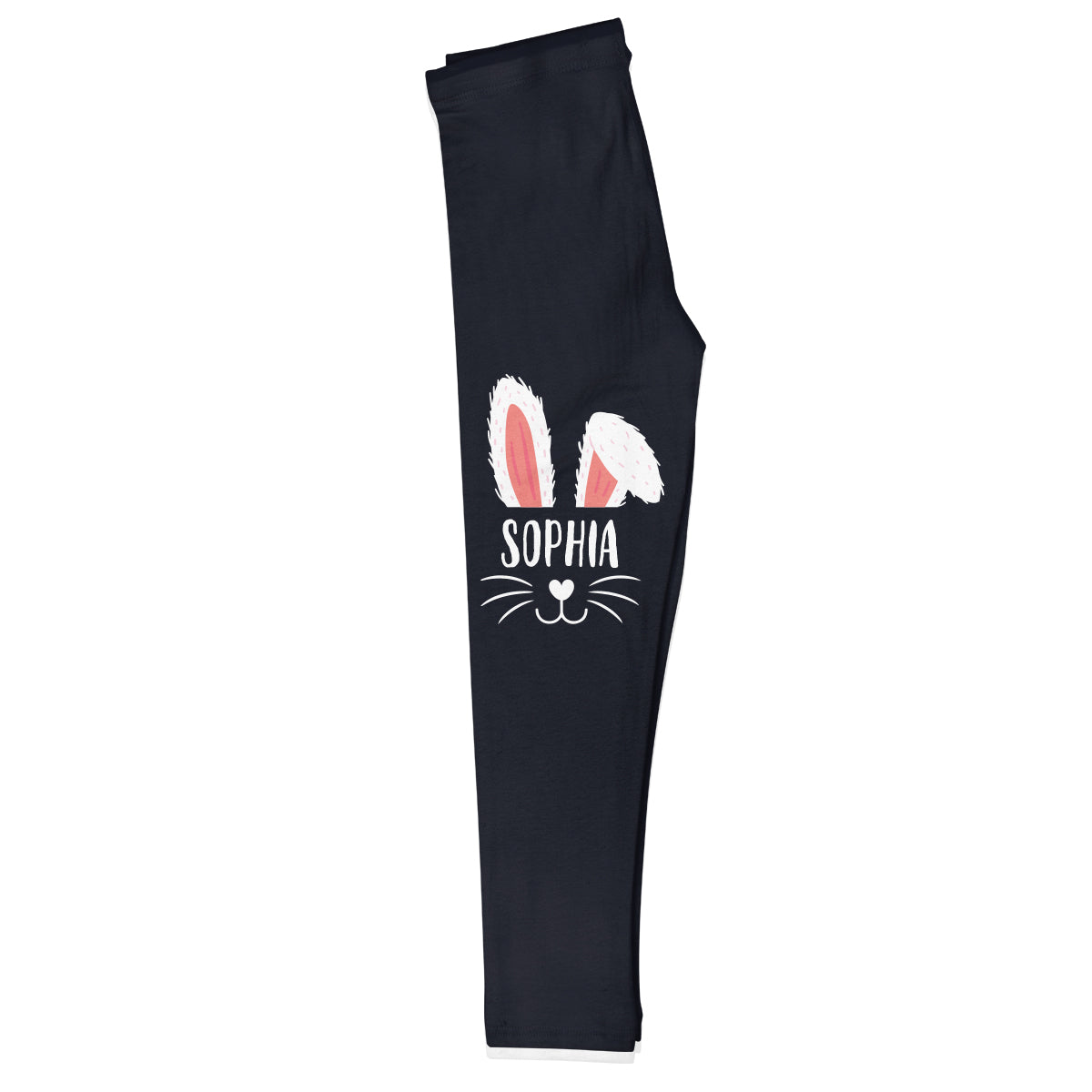 Bunny Name Black Leggings - Wimziy&Co.