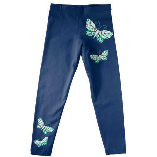 Butterflies Navy Leggings - Wimziy&Co.
