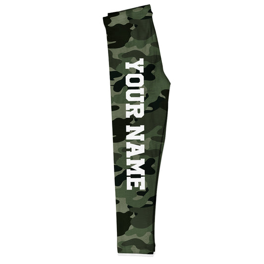 Girls camo leggings with name - Wimziy&Co.