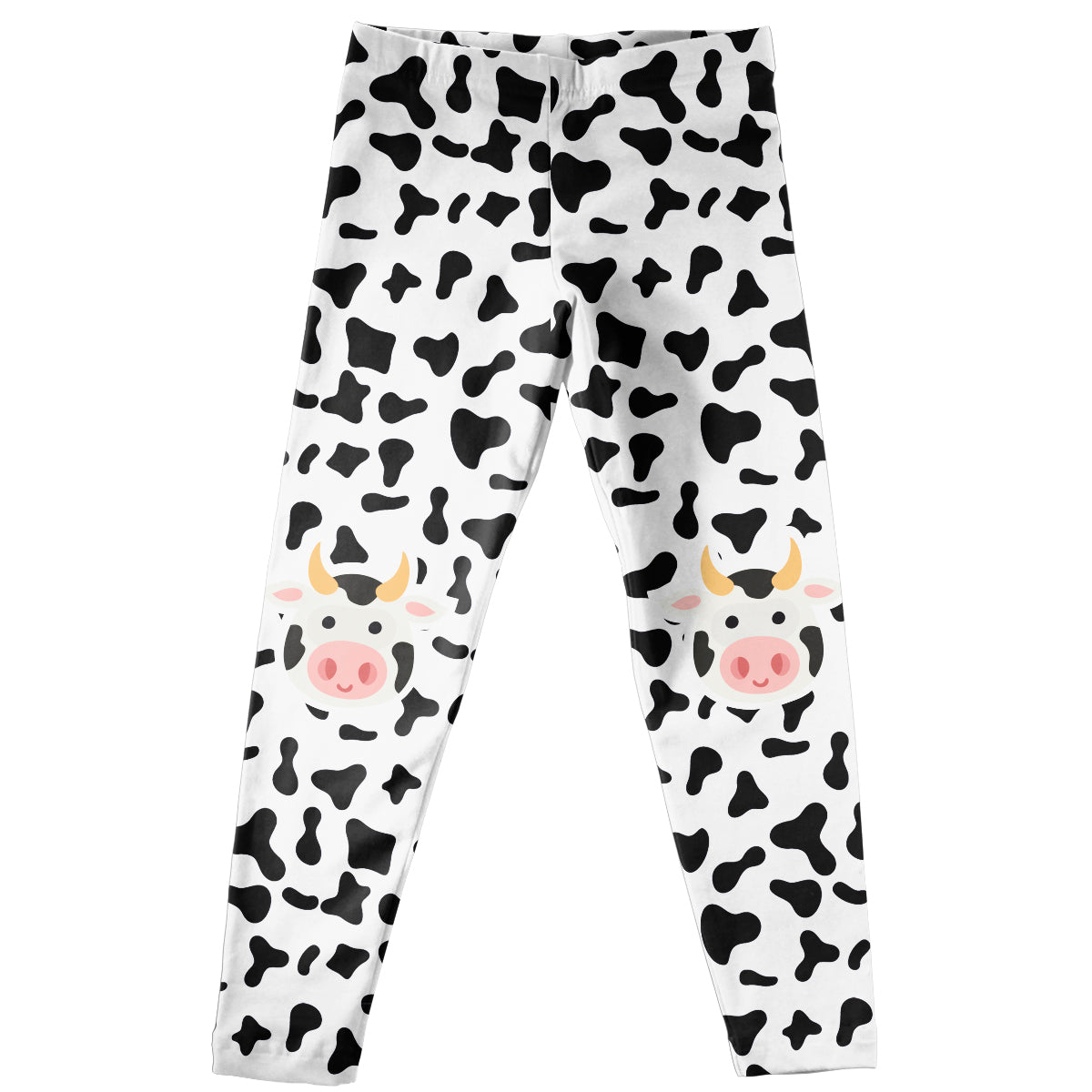 Cow Print Black Leggings - Wimziy&Co.
