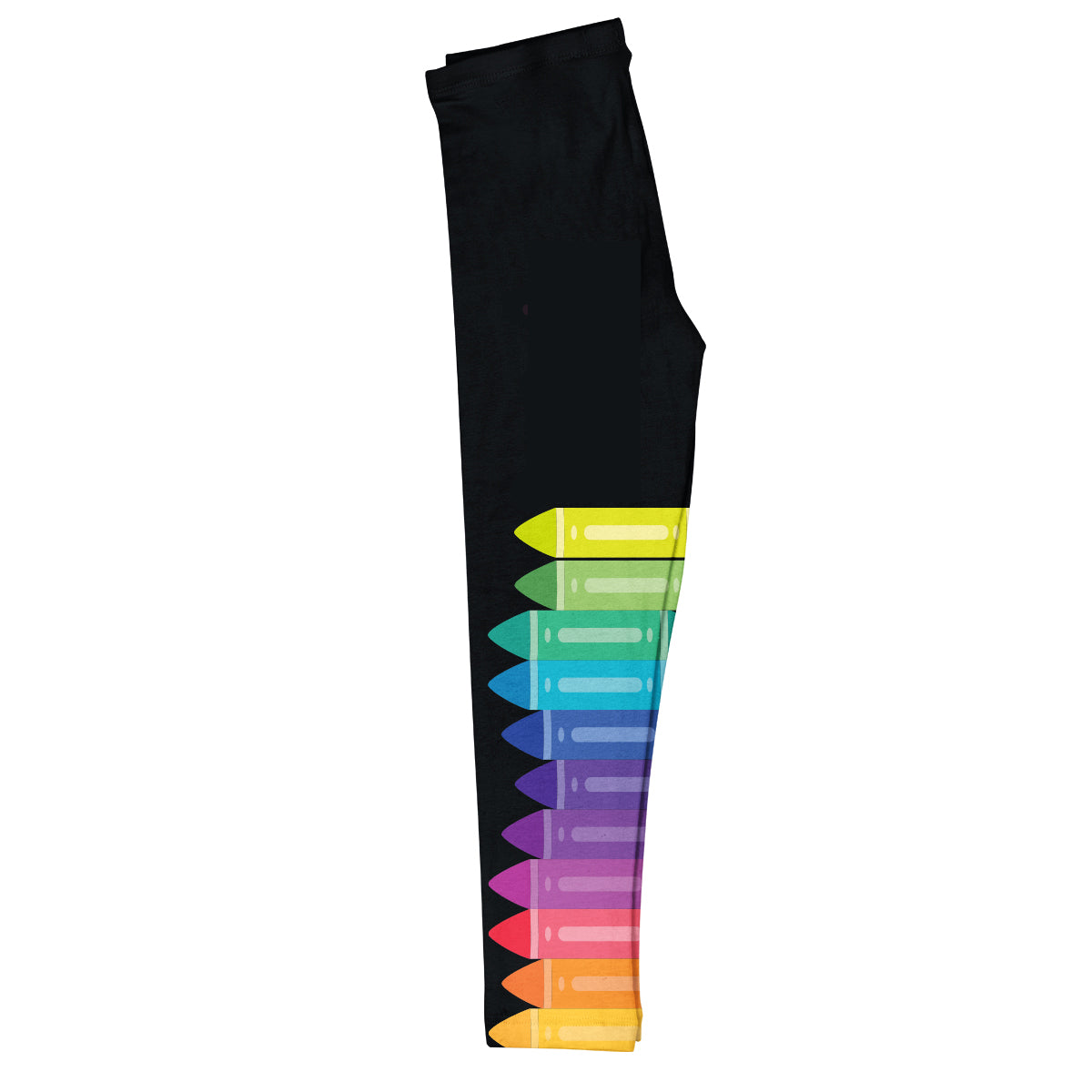 Crayons Name Black Leggings - Wimziy&Co.