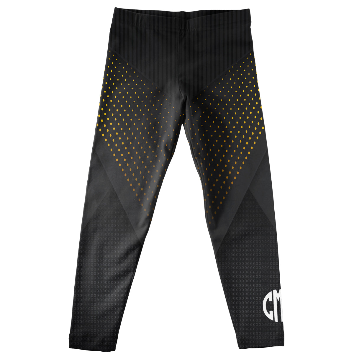 Dance Monogram Black Leggings - Wimziy&Co.
