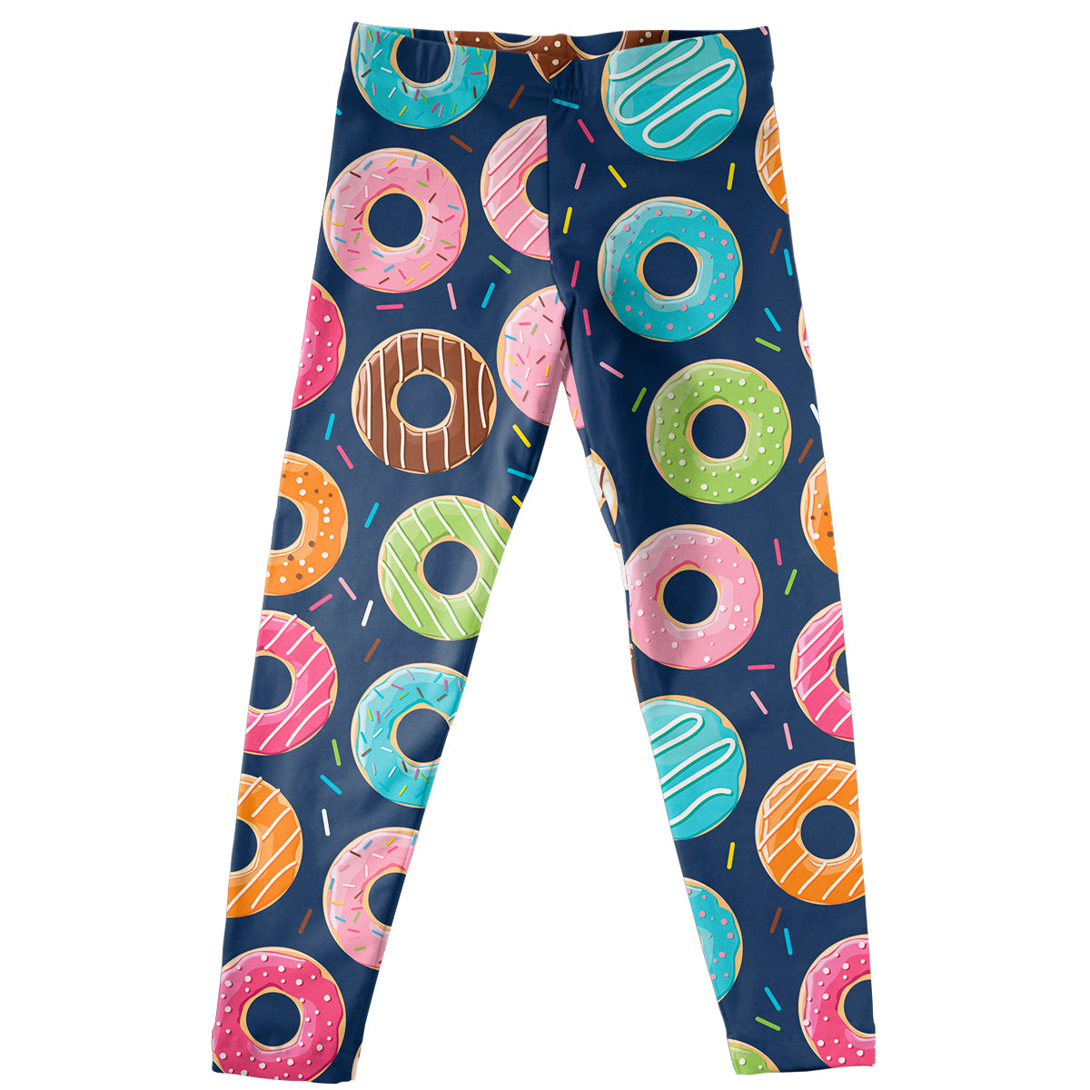 Donuts Print Navy Leggings - Wimziy&Co.