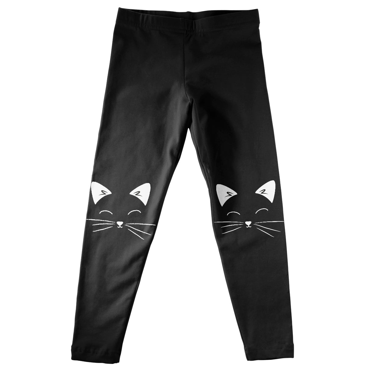 Cat Faces Black Leggings - Wimziy&Co.