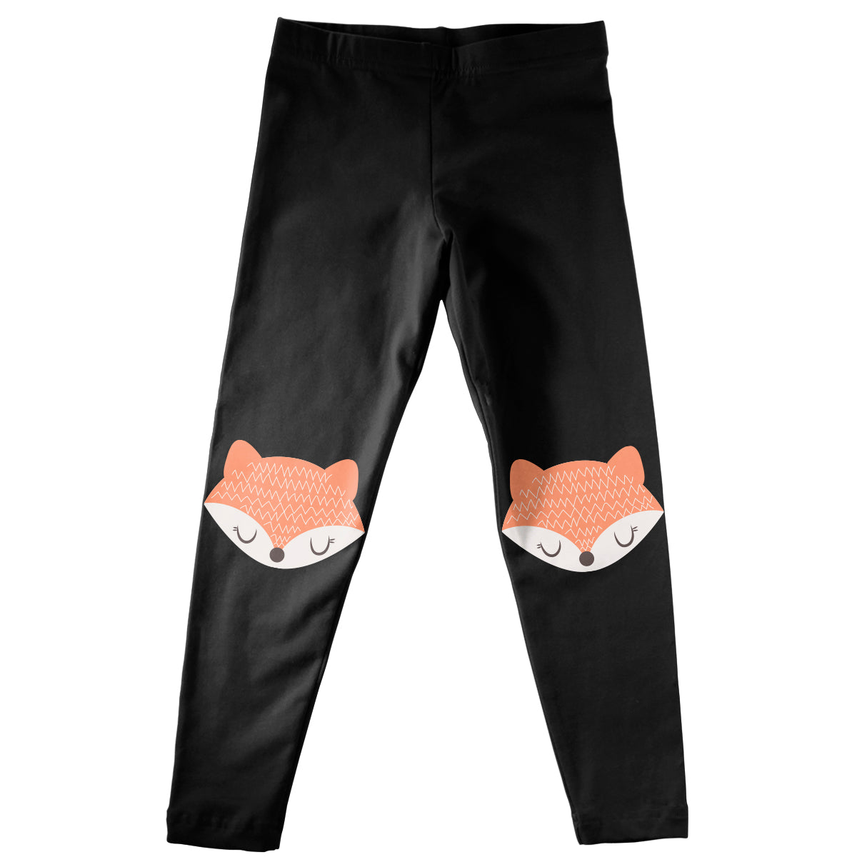 Fox Face Black Leggings - Wimziy&Co.