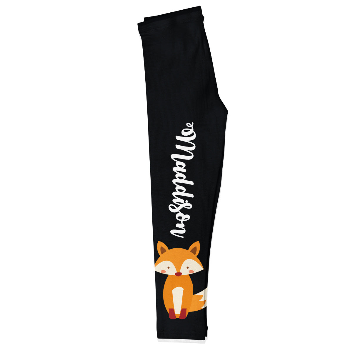 Fox Name Black Leggings - Wimziy&Co.