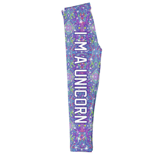 I Am a Unicorn Multicolors Leggings - Wimziy&Co.