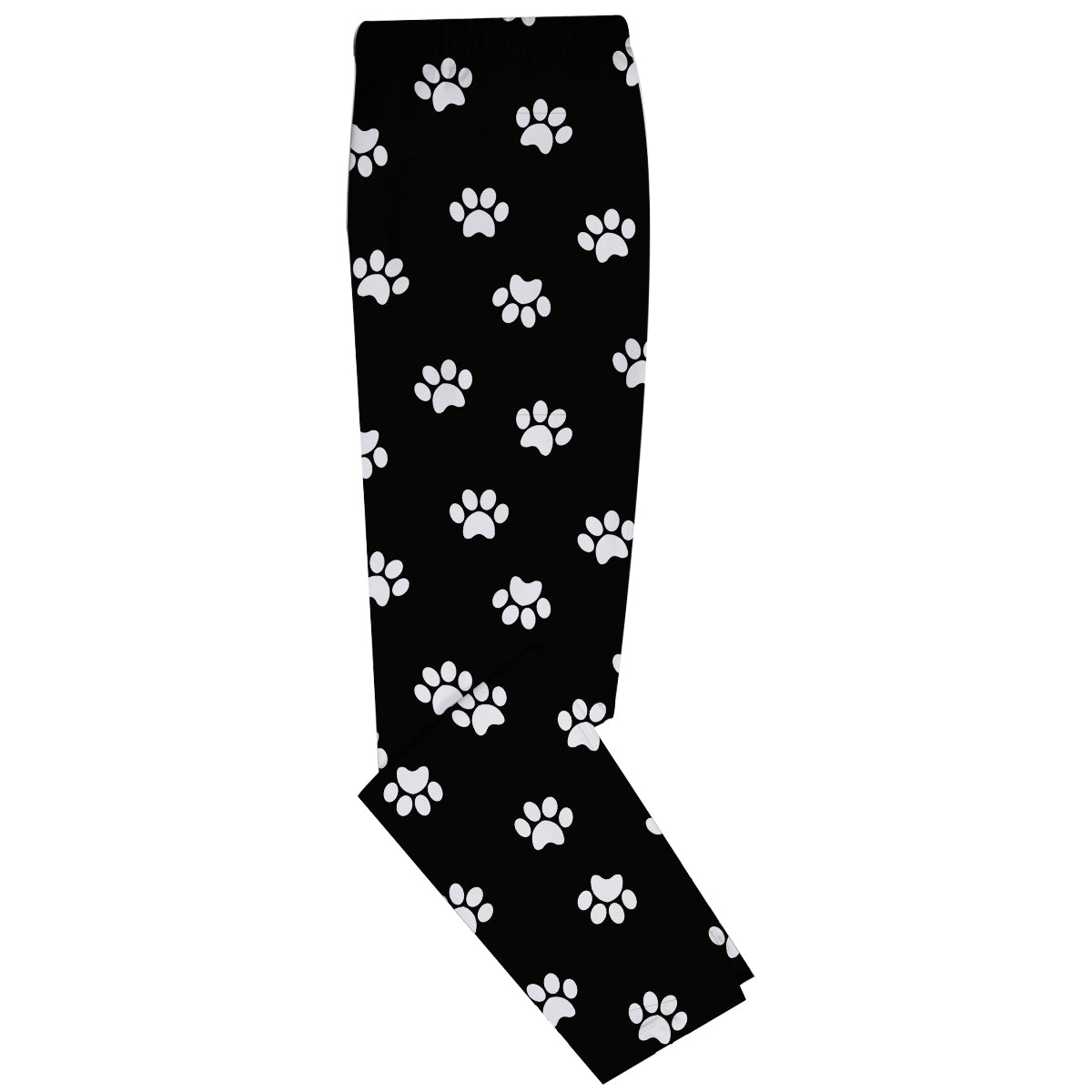 Paw Print Black Leggings - Wimziy&Co.