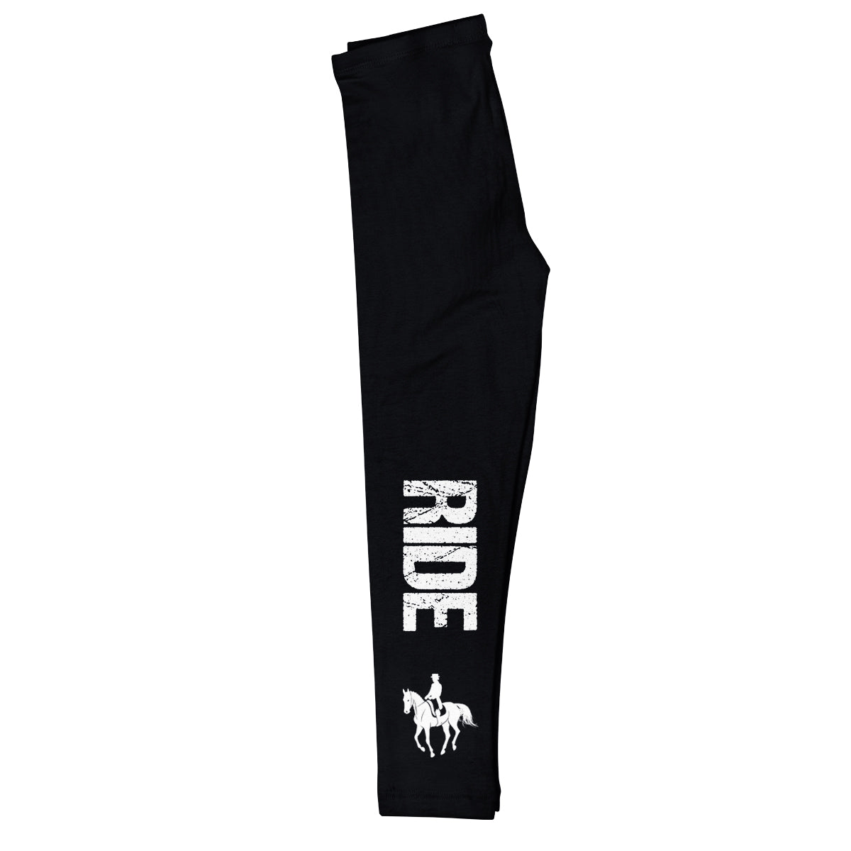 Black and white equestrian helmet girls leggings - Wimziy&Co.