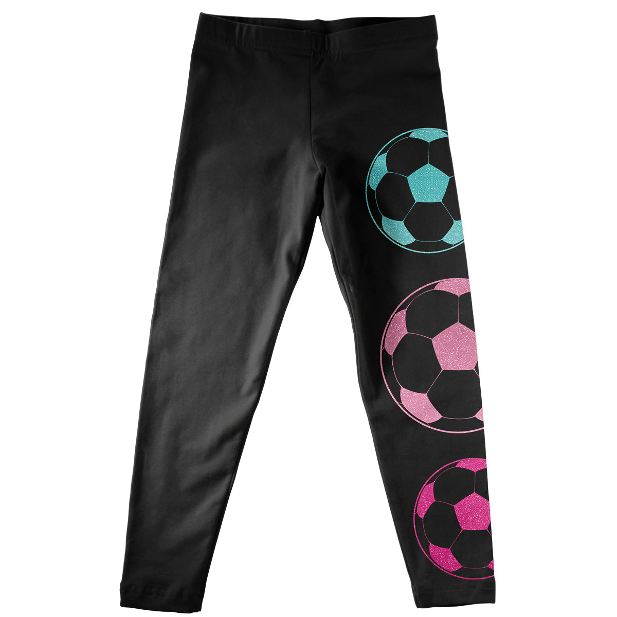 Soccer Ball Black Leggings - Wimziy&Co.