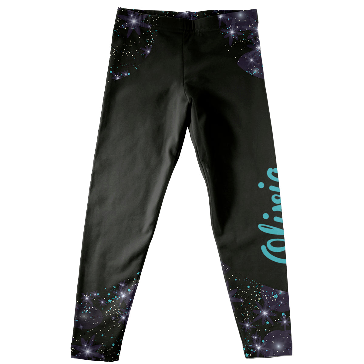 Space Name Black Leggings - Wimziy&Co.