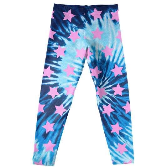 Stars Print Blue Leggings - Wimziy&Co.