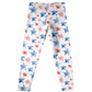 Stars Print White Leggings - Wimziy&Co.