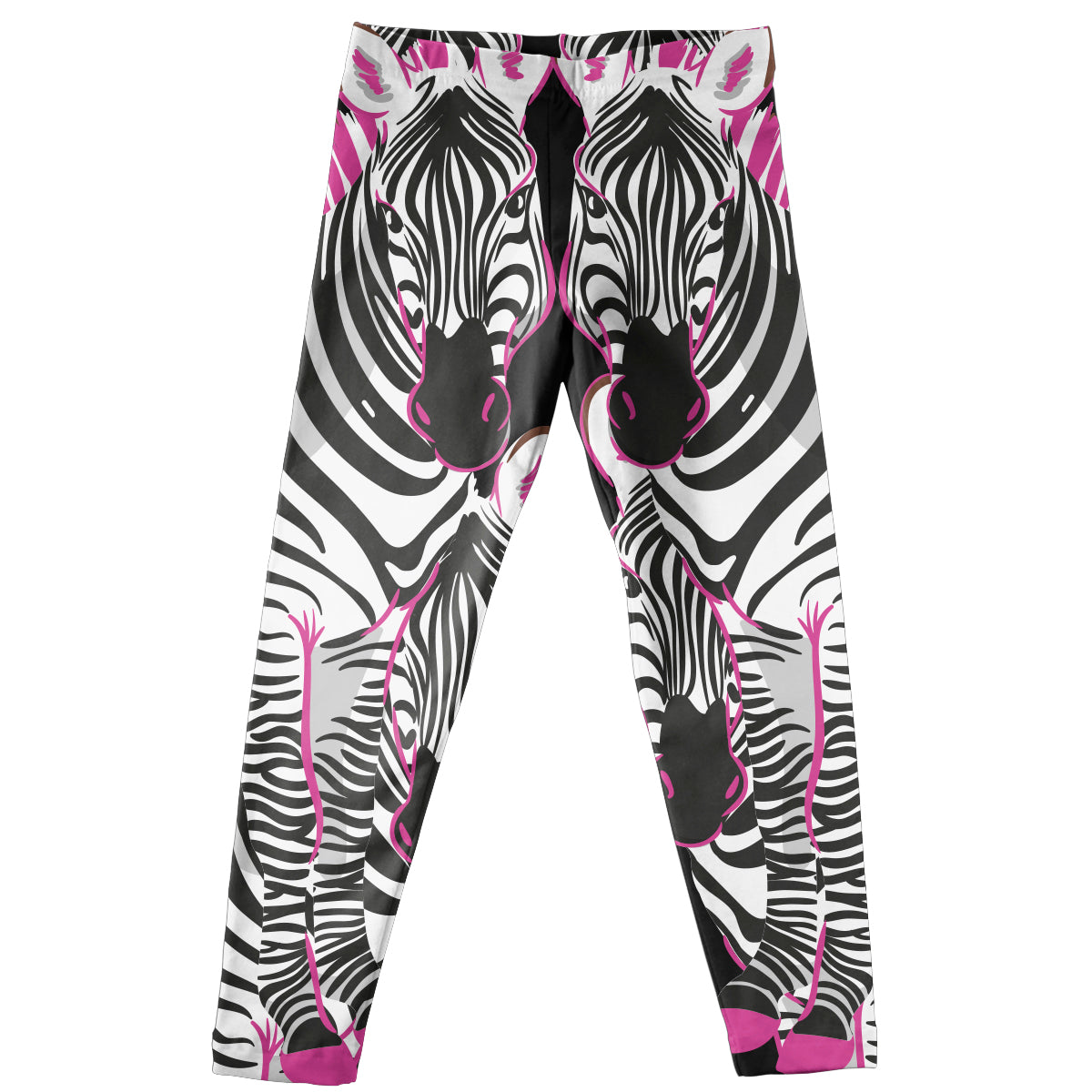 Zebra Black and White Leggings - Wimziy&Co.