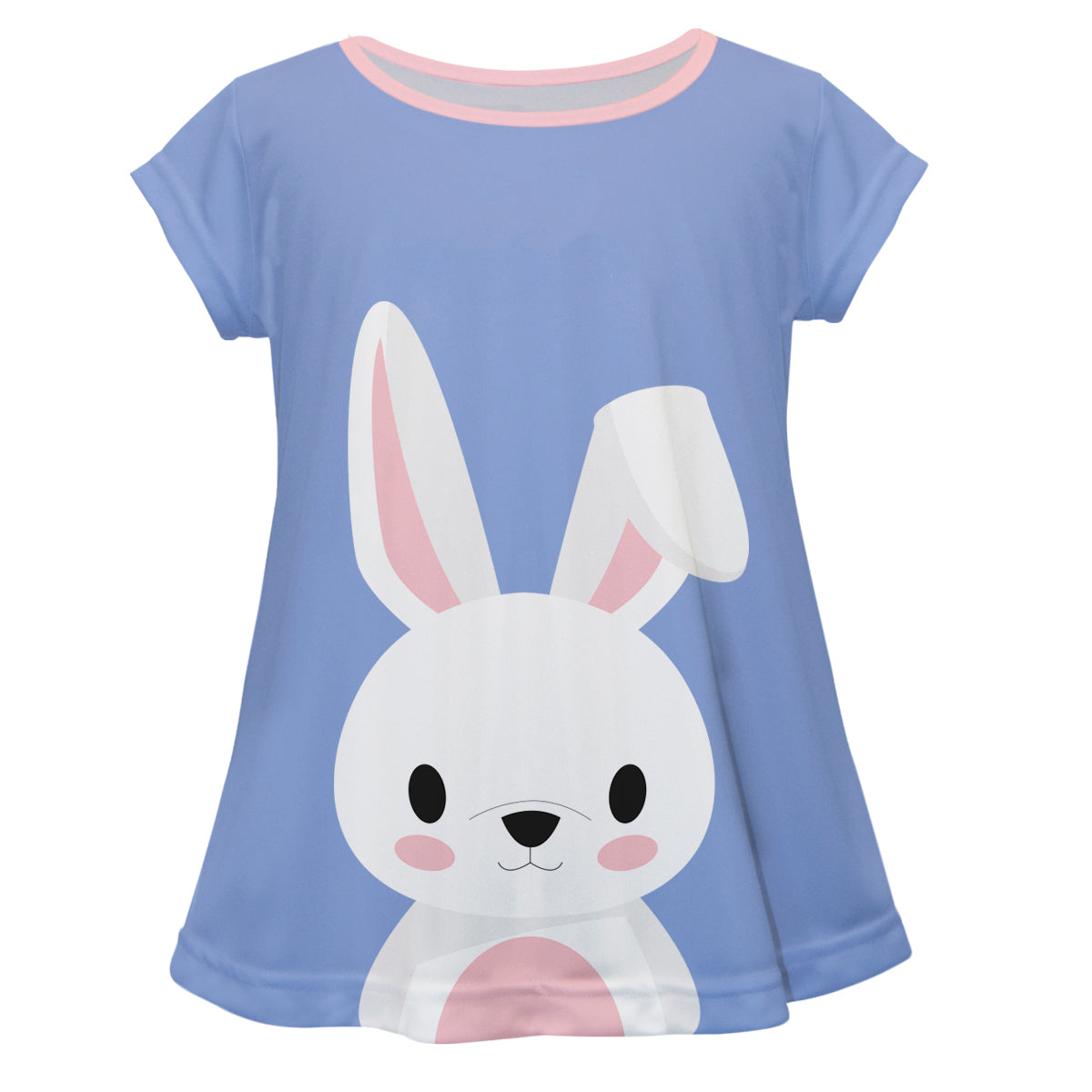 Bunny Name Purple Short Sleeve Laurie Top - Wimziy&Co.