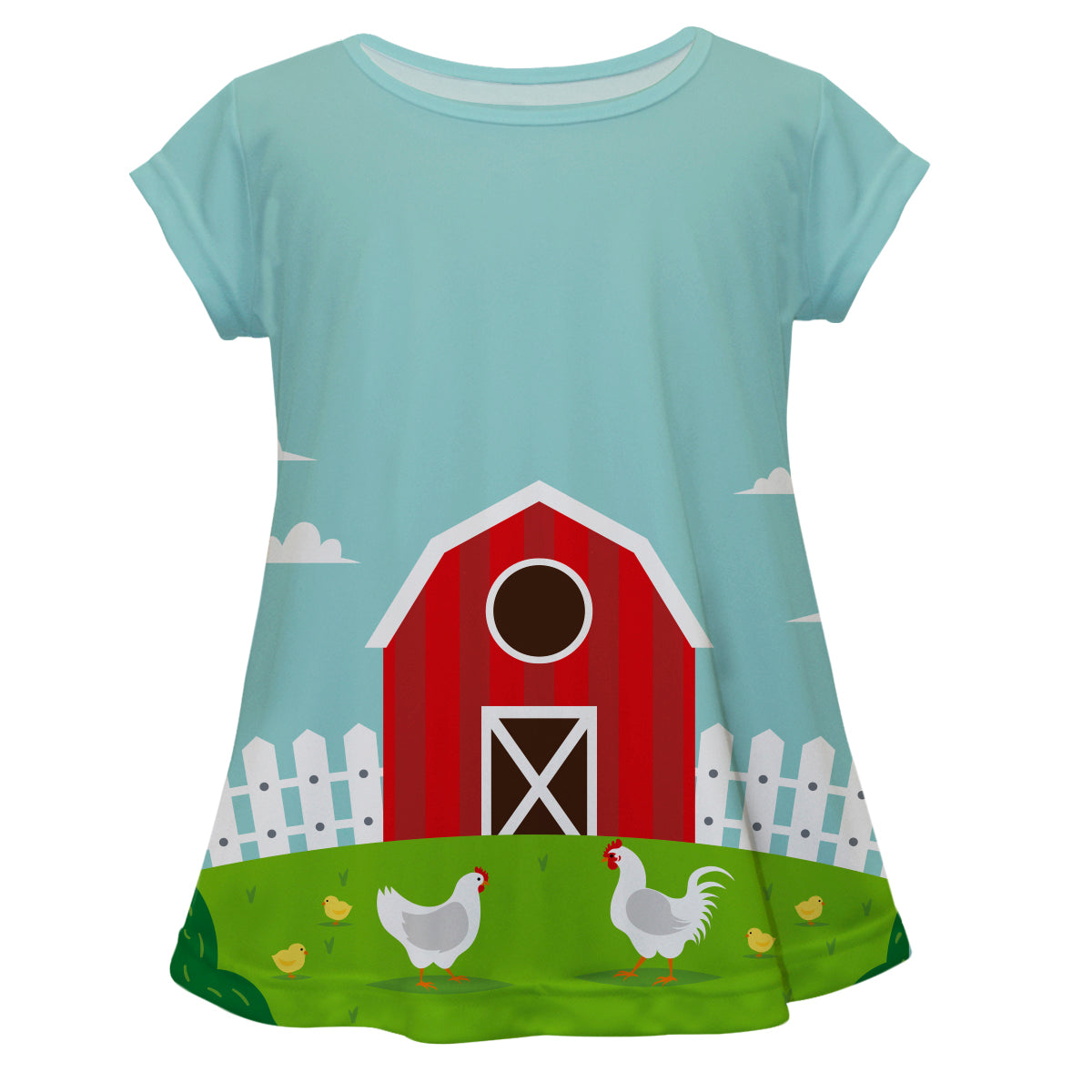 Farmer short sleeve blouse with monogram - Wimziy&Co.