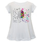 Smarty White Short Sleeve Laurie Top - Wimziy&Co.