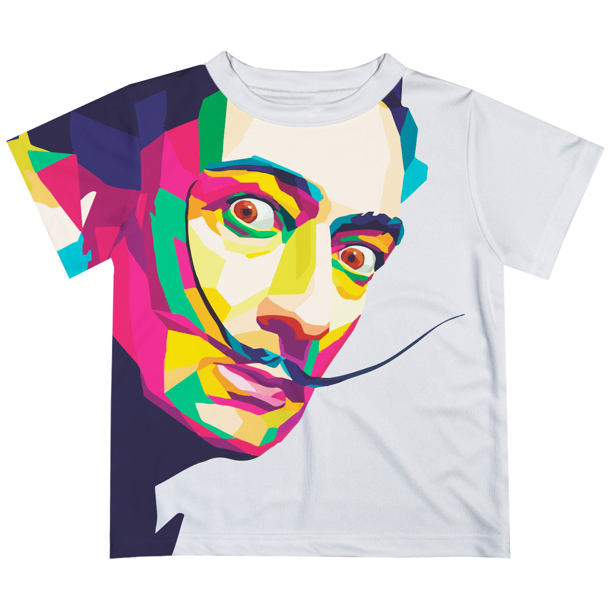 Artist White Short Sleeve Tee Shirt - Wimziy&Co.