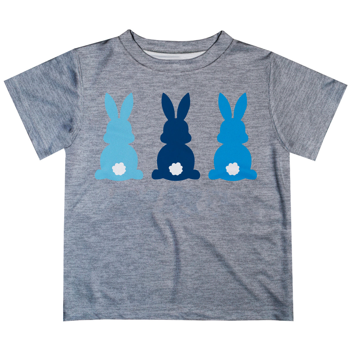 Bunny Name Gray Short Sleeve Tee Shirt - Wimziy&Co.