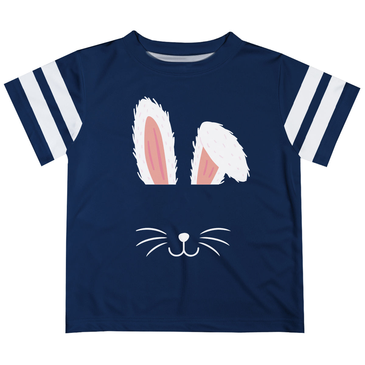 Bunny Name Navy Short Sleeve Tee Shirt - Wimziy&Co.