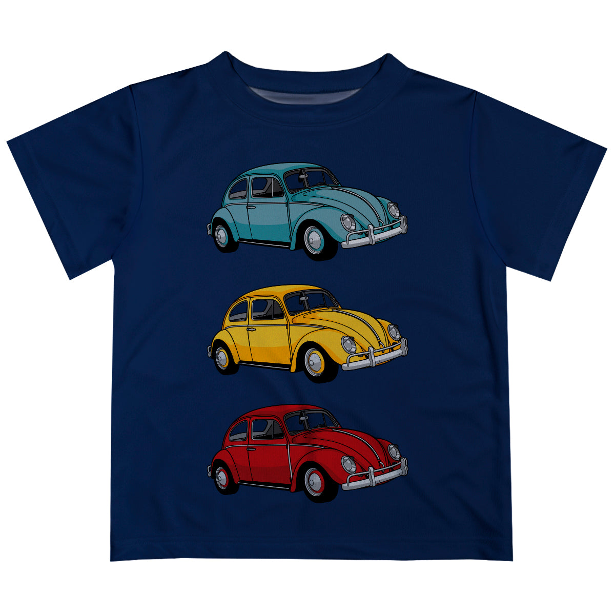Classic Cars Navy Short Sleeve Tee Shirt - Wimziy&Co.