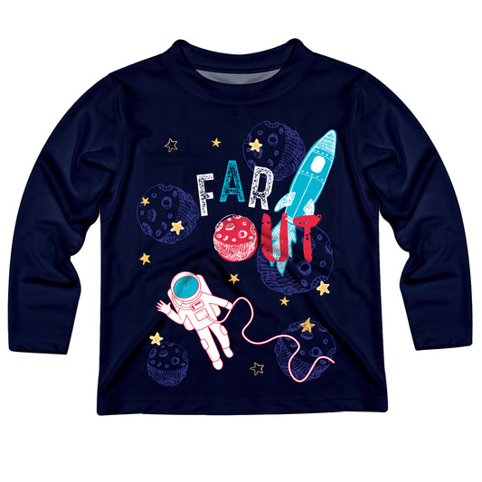 Far Ut Navy Long Sleeve Tee Shirt - Wimziy&Co.