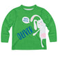 Happy Easter Name Green Long Sleeve  Tee Shirt - Wimziy&Co.