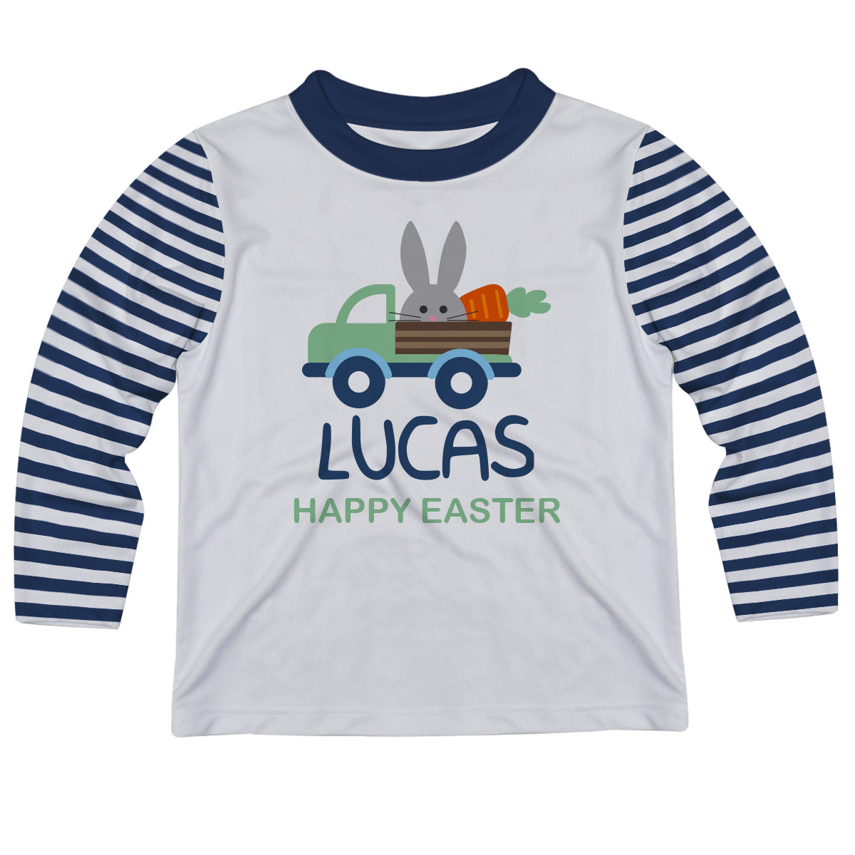 Easter Truck Name White Long Sleeve Tee Shirt - Wimziy&Co.