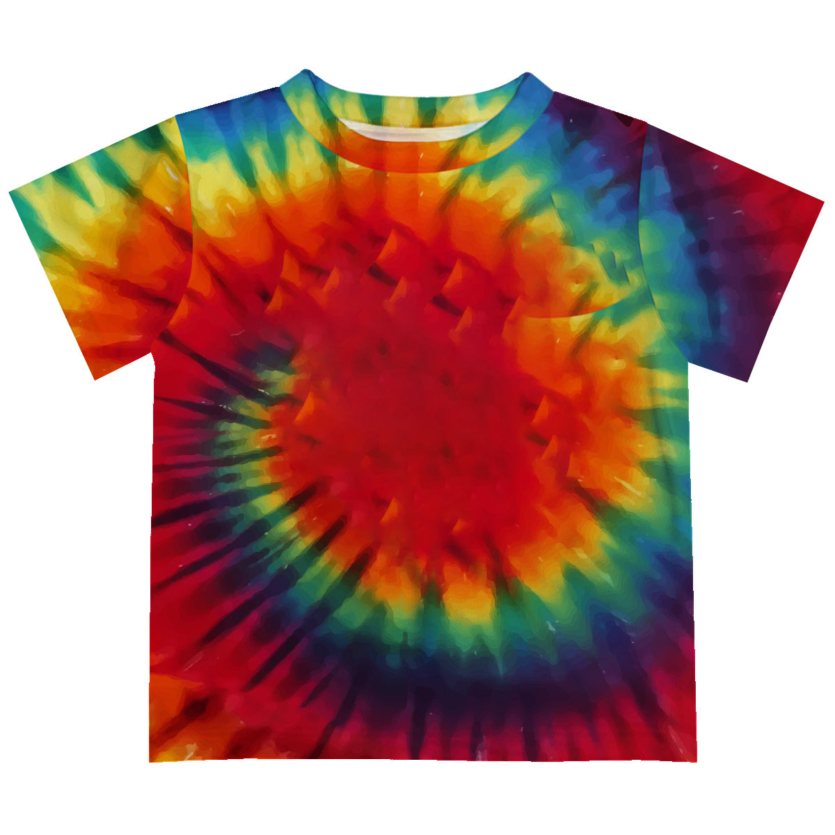 Monogram Tie Dye Colors Short Sleeve Tee Shirt - Wimziy&Co.