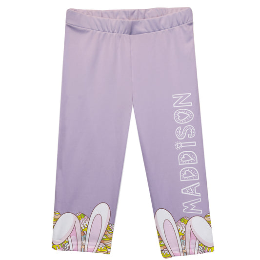 Bunny Name Purple Leggings - Wimziy&Co.