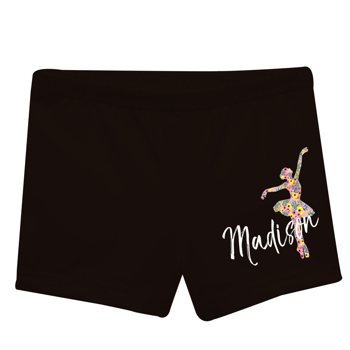 Ballerina Name Black Shorties - Wimziy&Co.