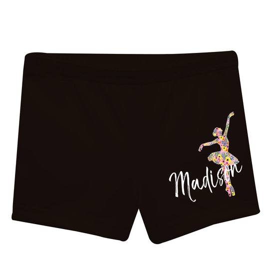 Ballerina Name Black Shorties - Wimziy&Co.