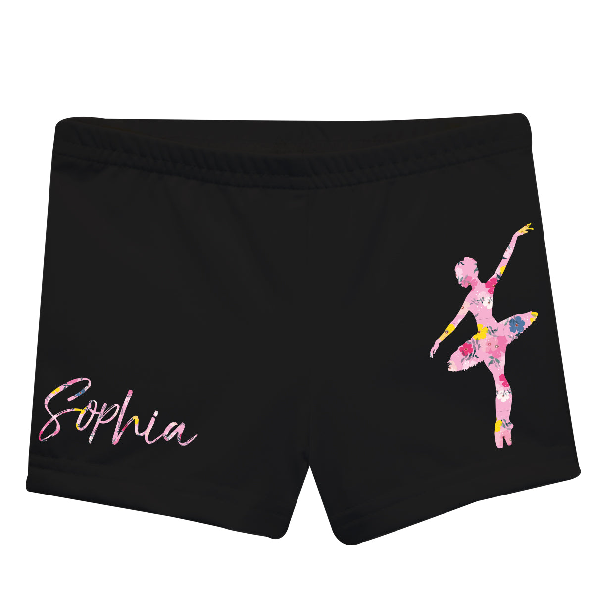 Ballerina Name Black Shorties - Wimziy&Co.