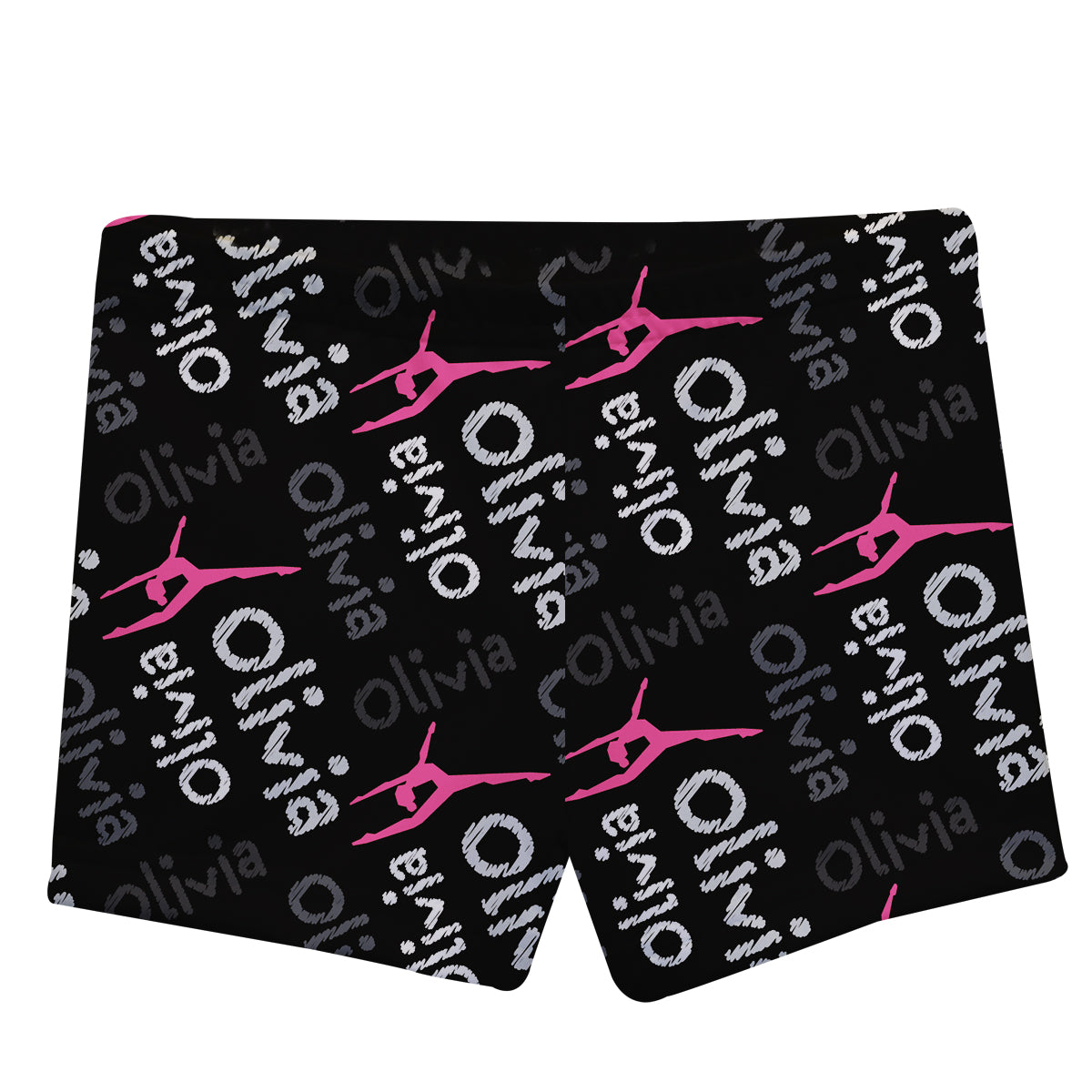 Black dance shorts with name - Wimziy&Co.