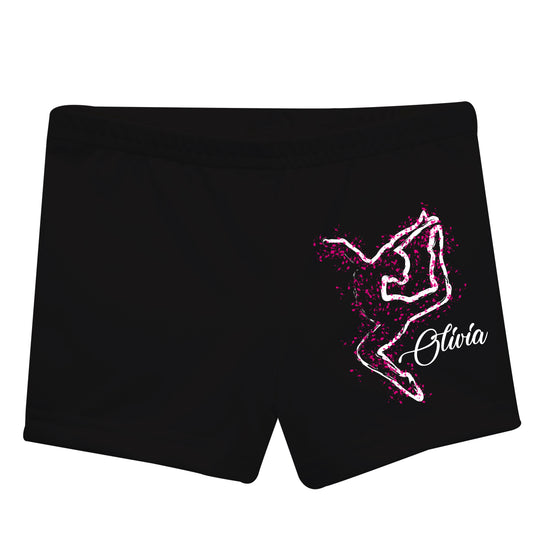 Black dance shorts with name - Wimziy&Co.