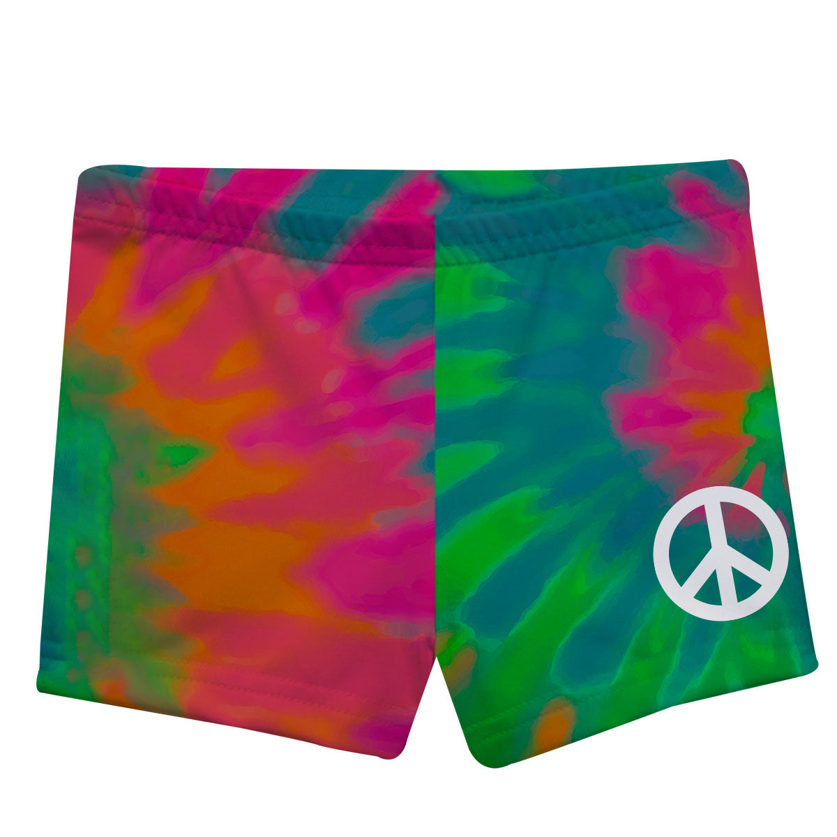 Love Peace Name Tie Dye Colors Shorties - Wimziy&Co.
