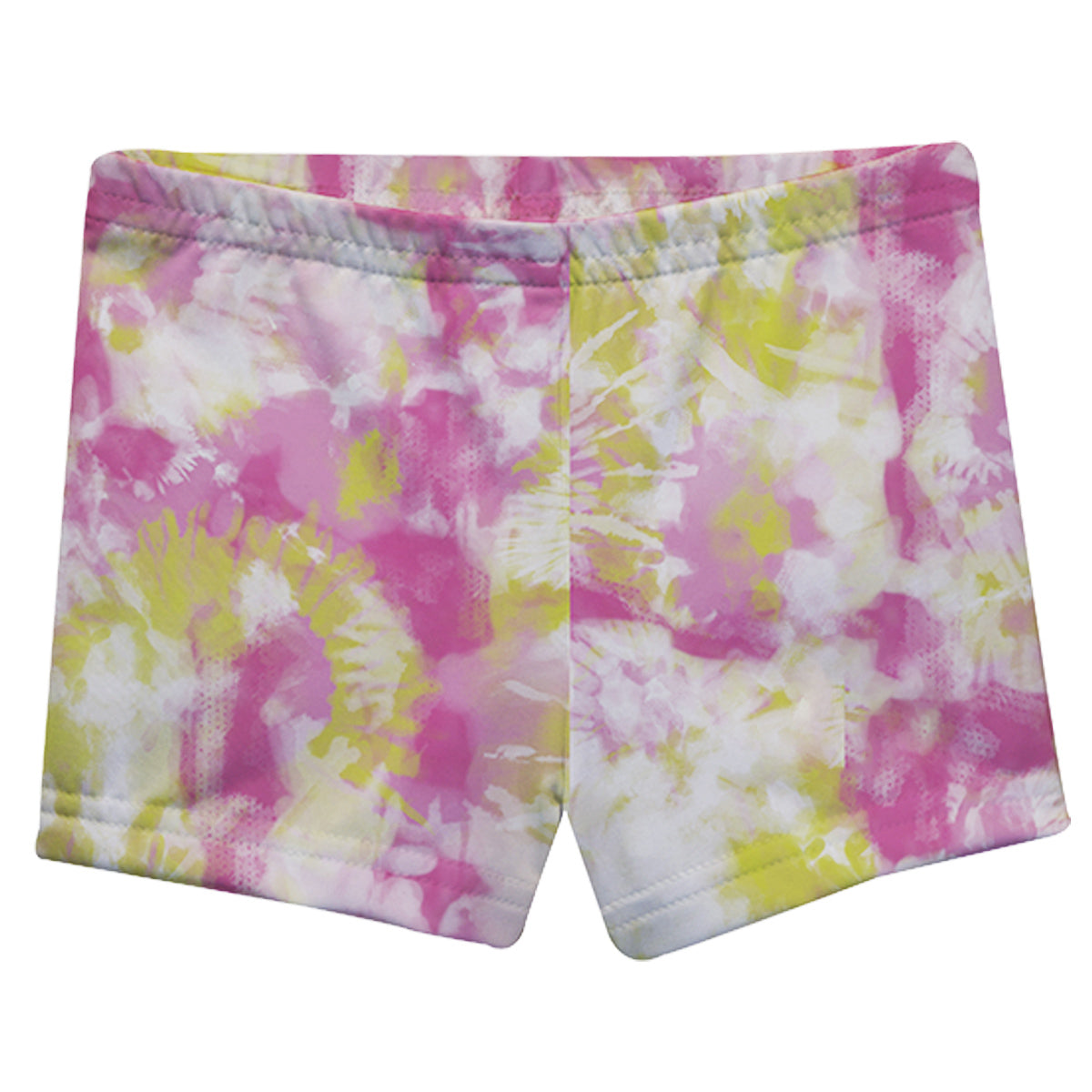 Monogram Pink and Yellow Tie Dye Shorties - Wimziy&Co.