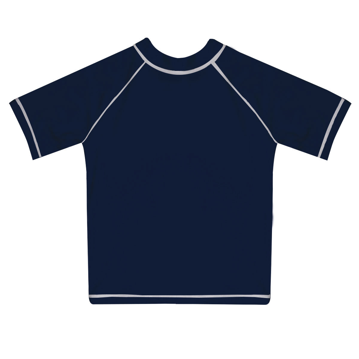 Monogram Navy Short Sleeve Rash Guard - Wimziy&Co.